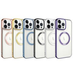 iPhone 14 Pro Kılıf Magsafe Wireless Şarj Özellikli Setro Silikon