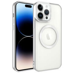 iPhone 14 Pro Kılıf Magsafe Wireless Şarj Özellikli Setro Silikon