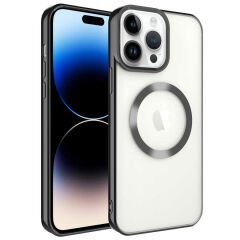 iPhone 14 Pro Kılıf Magsafe Wireless Şarj Özellikli Setro Silikon
