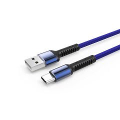 Zore LS64 2 Metre Hasir Type-C Usb Şarj Data Kablosu