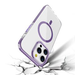 iPhone 15 Pro Kılıf Magsafe Şarj Özellikli Airbagli Takılabilir Askı Aparatlı Nana Kapak