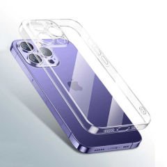 iPhone 14 Pro Kılıf Şeffaf Sert PC Vayt Kapak
