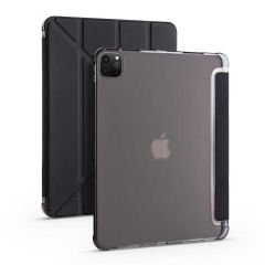 iPad Pro 12.9 2020 (4.Nesil) Kılıf Tri Folding Kalem Bölmeli Standlı Kılıf