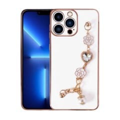 iPhone 14 Pro Max Kılıf El Tutamaçlı Kamera Korumalı Taka Silikon Kapak