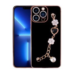 iPhone 14 Pro Max Kılıf El Tutamaçlı Kamera Korumalı Taka Silikon Kapak