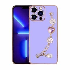 iPhone 14 Pro Max Kılıf El Tutamaçlı Kamera Korumalı Taka Silikon Kapak