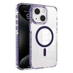 iPhone 15 Kılıf Magsafe Şarj Özellikli Airbagli Takılabilir Askı Aparatlı Nana Kapak
