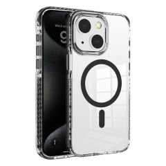 iPhone 15 Kılıf Magsafe Şarj Özellikli Airbagli Takılabilir Askı Aparatlı Nana Kapak