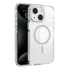 iPhone 15 Kılıf Magsafe Şarj Özellikli Airbagli Takılabilir Askı Aparatlı Nana Kapak
