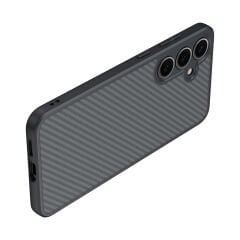 Samsung Galaxy S25 Plus Kılıf Magsafe Şarj Özellikli Karbon Fiber Tasarımlı Elnino Kapak