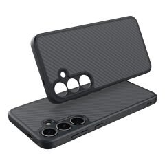 Samsung Galaxy S25 Kılıf Magsafe Şarj Özellikli Karbon Fiber Tasarımlı Elnino Kapak