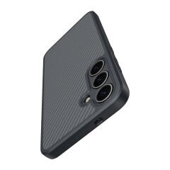 Samsung Galaxy S25 Kılıf Magsafe Şarj Özellikli Karbon Fiber Tasarımlı Elnino Kapak