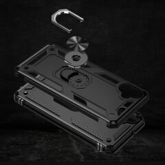 Samsung Galaxy A05 Kılıf Vega Tank Sert Yüzüklü Standlı Zırh Koruma Kapak