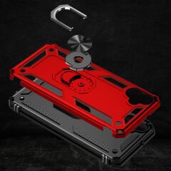 Samsung Galaxy A05 Kılıf Vega Tank Sert Yüzüklü Standlı Zırh Koruma Kapak