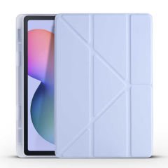Samsung Galaxy Tab S6 Lite P610 Kılıf Tri Folding Kalem Bölmeli Standlı Kılıf