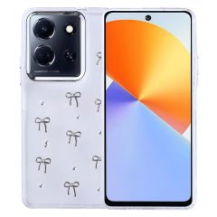 İnfinix Note 30 5G Kılıf Airbag Tasarımlı Simli Şeffaf Kutup Kapak