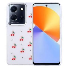 İnfinix Note 30 5G Kılıf Airbag Tasarımlı Simli Şeffaf Kutup Kapak