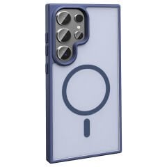 Samsung Galaxy S25 Ultra Kılıf Kablosuz Şarj Özellikli Mat Arka Yüzey Sio Kapak