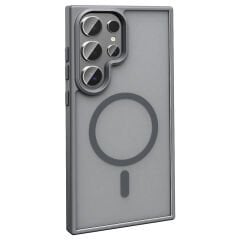 Samsung Galaxy S25 Ultra Kılıf Kablosuz Şarj Özellikli Mat Arka Yüzey Sio Kapak