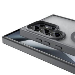 Samsung Galaxy S25 Ultra Kılıf Kablosuz Şarj Özellikli Mat Arka Yüzey Sio Kapak