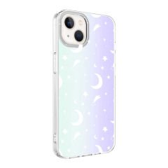 iPhone 13 Kılıf M-Blue Desenli Kapak