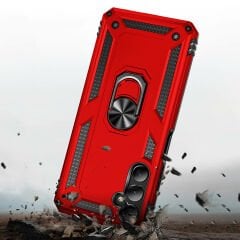 Samsung Galaxy A05S Kılıf Vega Tank Sert Yüzüklü Standlı Zırh Koruma Kapak