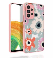 Samsung Galaxy A53 5G Desenli Kamera Korumalı Parlak Nora Kapak kılıf