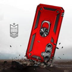 Samsung Galaxy S23 Fe Kılıf Vega Tank Sert Yüzüklü Standlı Zırh Koruma Kapak