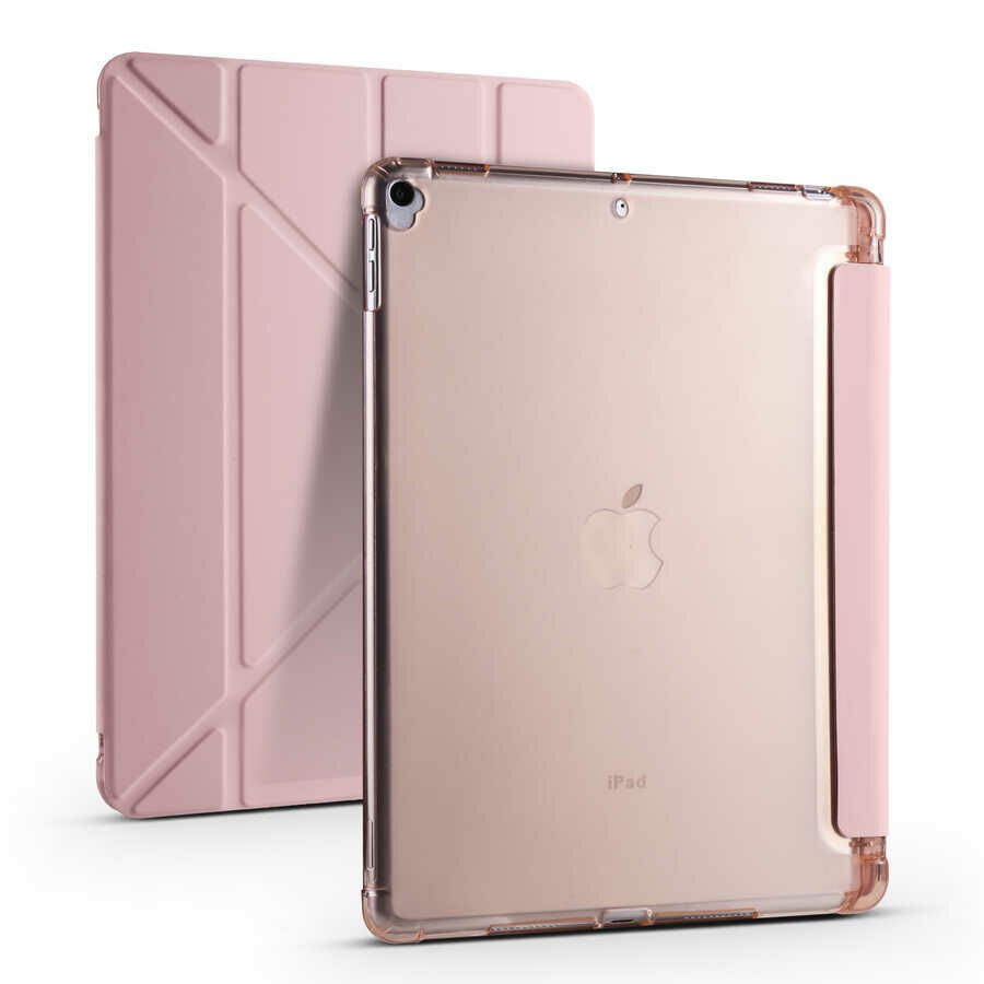 iPad Pro 10.5 (7.Nesil) Kılıf Tri Folding Kalem Bölmeli Standlı Kılıf