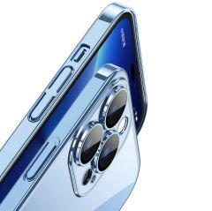 iPhone 14 Pro Kılıf Sert PC Renkli Çerçeveli Riksos Kapak