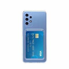 Samsung Galaxy A53 5G Kartlıklı Şeffaf Setra Clear Silikon Kapak kılıf