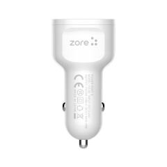 CC-02 Hızlı Şarj Özellikli LED Işıklı QC 3.0 USB-A ve Type-C PD Araç Şarj Başlığı PD 20W