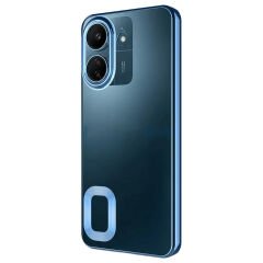 Xiaomi Redmi 13C Kılıf Kamera Korumalı Logo Gösteren Omega Kapak
