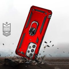 Samsung Galaxy A53 5G Kılıf Vega Tank Sert Yüzüklü Standlı Zırh Koruma Kapak