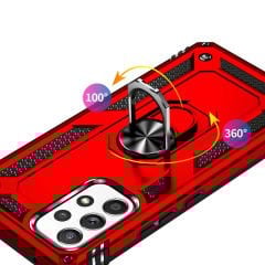 Samsung Galaxy A53 5G Kılıf Vega Tank Sert Yüzüklü Standlı Zırh Koruma Kapak