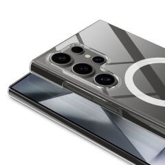 Samsung Galaxy S25 Ultra Kılıf Kamera Korumalı Magsafe Sert PC Porto Kapak