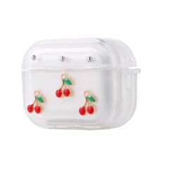 Airpods Pro 2 Airbag 44 Airbag Tasarımlı Simli Şeffaf Kutup Kılıf