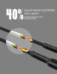 Zore LS63 1 Metre Örgü Lightning Usb Kablo