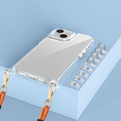 iPhone 15 Kılıf Airbagli Takılabilir Askı Aparatlı Snap Silikon Kapak Kılıf