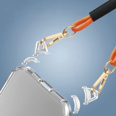 iPhone 14 Pro Max Kılıf Airbagli Takılabilir Askı Aparatlı Snap Silikon Kapak Kılıf