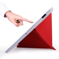 Samsung Galaxy Tab S7 Plus T970 Kılıf Tri Folding Kalem Bölmeli Standlı Kılıf