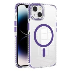 iPhone 13 Kılıf Magsafe Şarj Özellikli Airbagli Takılabilir Askı Aparatlı Nana Kapak
