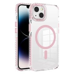 iPhone 13 Kılıf Magsafe Şarj Özellikli Airbagli Takılabilir Askı Aparatlı Nana Kapak