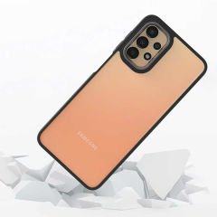 Samsung Galaxy A13 4G Kılıf Kamera Çıkıntılı Arkası Şeffaf Köşeleri Parlak Renkli Işlemeli Flora Kapak