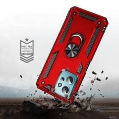 Xiaomi Redmi Note 12 4g Kılıf Vega Tank Sert Yüzüklü Standlı Zırh Koruma Kapak