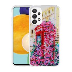 Samsung Galaxy A53 5G Simli Desenli Kamera Korumalı Parlak Popy Kapak kılıf