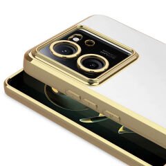 Xiaomi Mi 13T Pro Kılıf Kamera Korumalı Logo Gösteren Omega Kapak Siyah