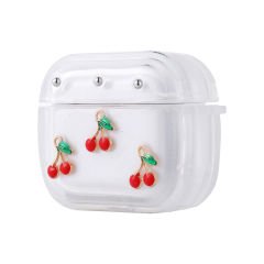 Apple Airpods 3. Nesil Airbag 44 Airbag Tasarımlı Simli Şeffaf Kutup Kılıf