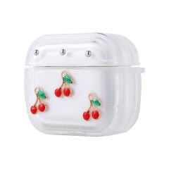 Apple Airpods 3. Nesil Airbag 44 Airbag Tasarımlı Simli Şeffaf Kutup Kılıf