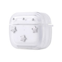 Apple Airpods 3. Nesil Airbag 44 Airbag Tasarımlı Simli Şeffaf Kutup Kılıf